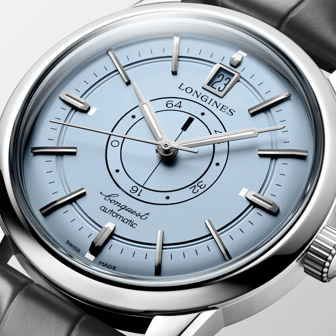 Отметки 72 на циферблате Longines Conquest Heritage Central Power Reserve нет. Максимум...