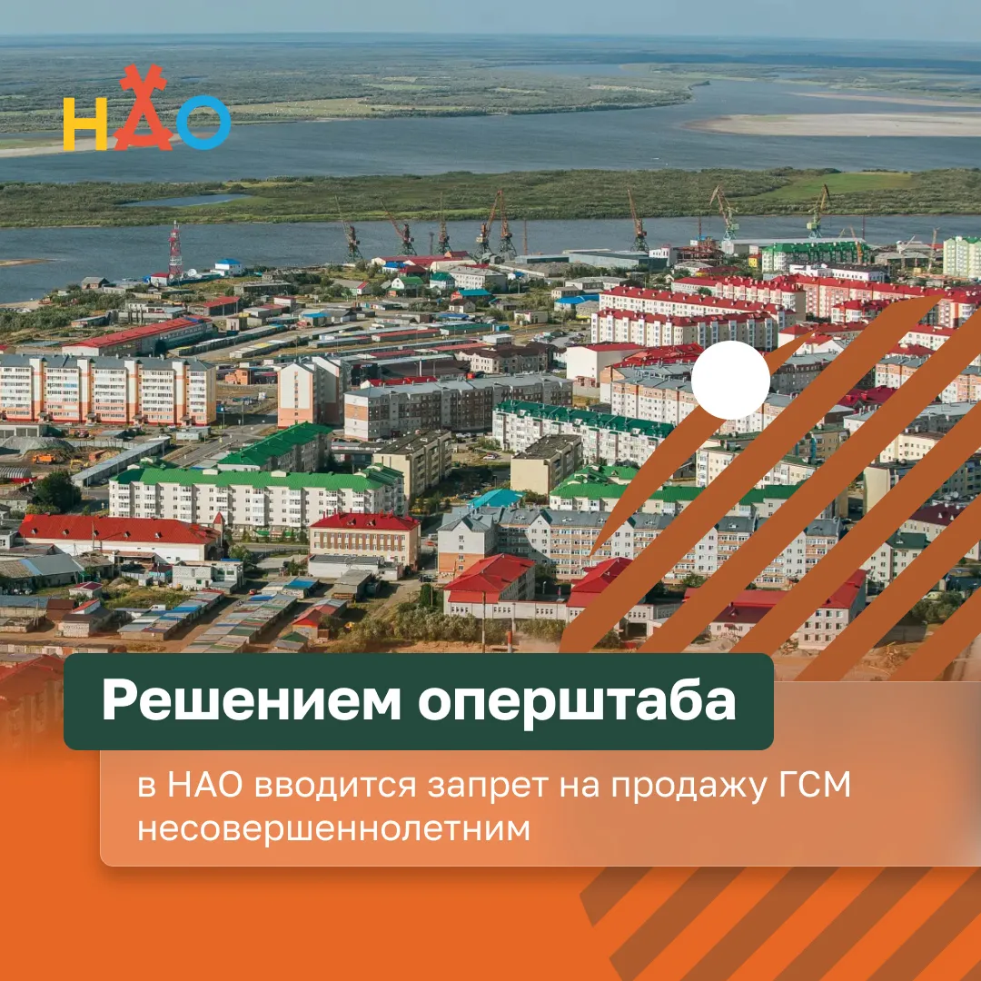 С 1 июля по 31 декабря 2026 года на территории НАО будет действовать запрет на реализацию несовершен