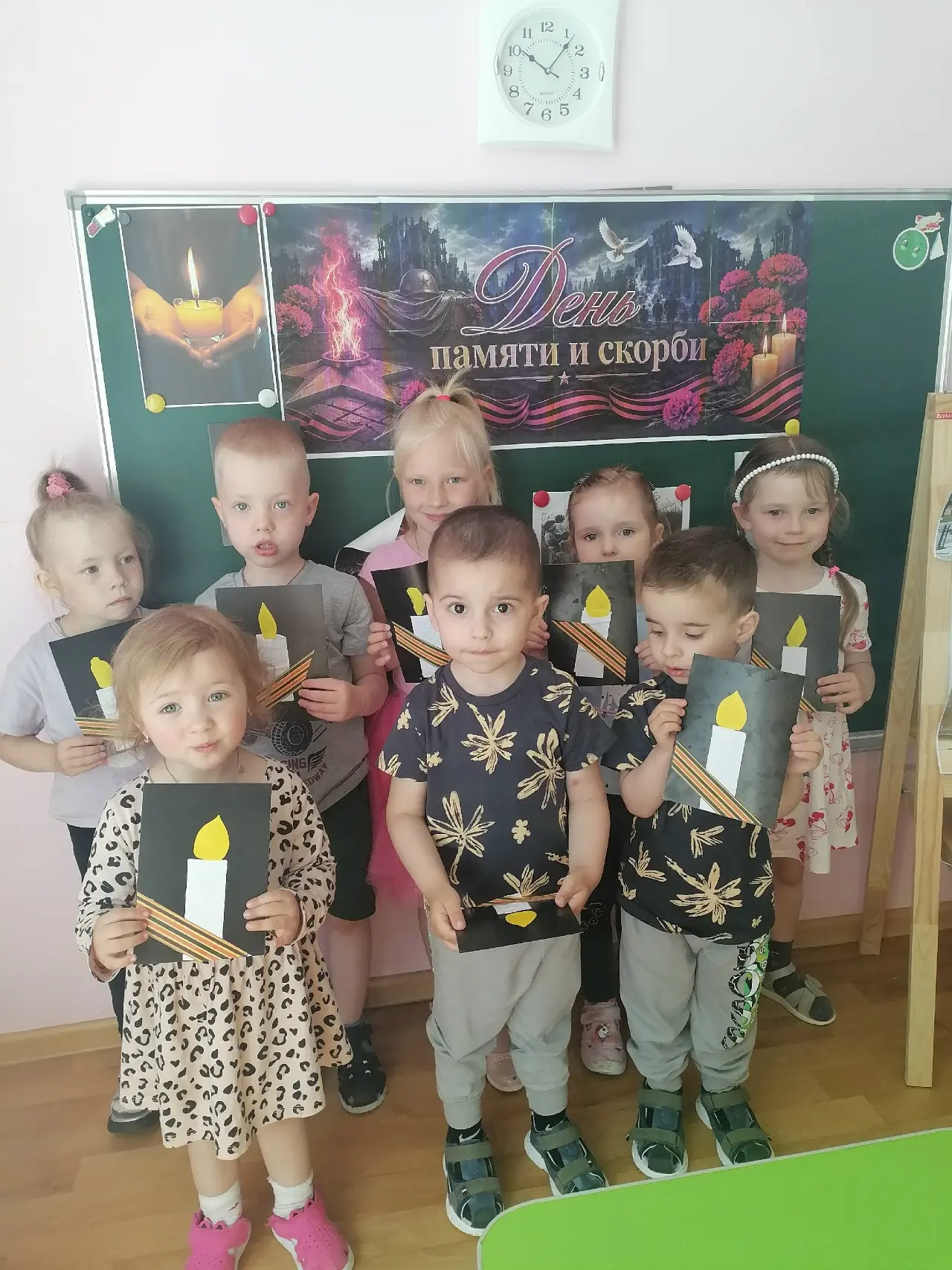 Память в детских сердцах: акция «Свеча памяти» в детском саду

Наши маленькие воспитанники присоедин