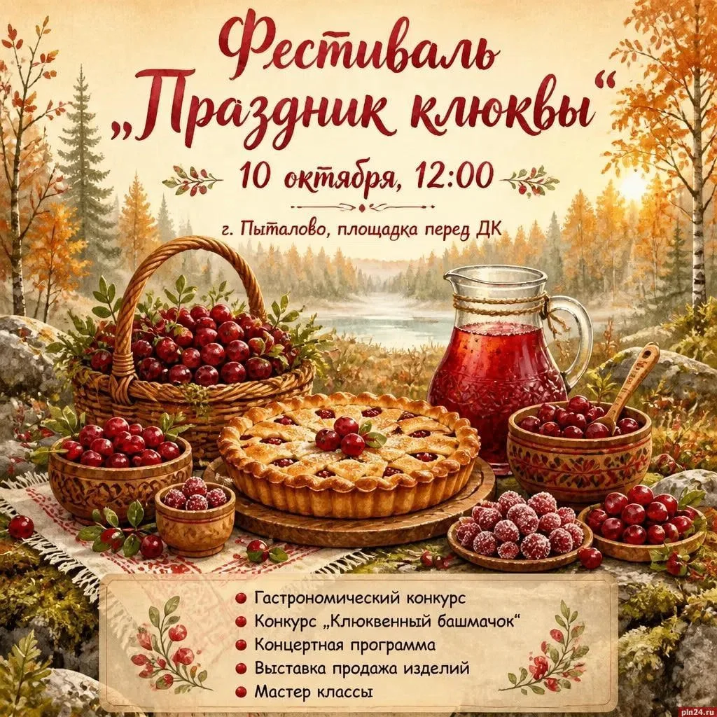 Клюквенный бум в Пыталово: регион готовится к пятому семейному гастрофестивалю
