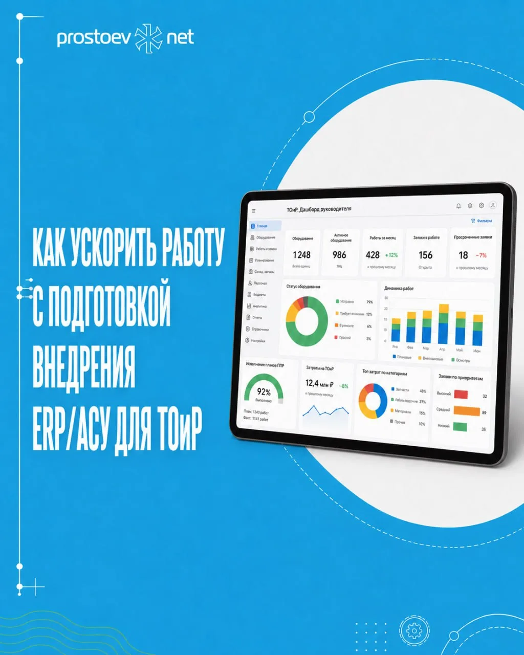 Как ускорить работу с подготовкой внедрения ERP/АСУ для ТОиР