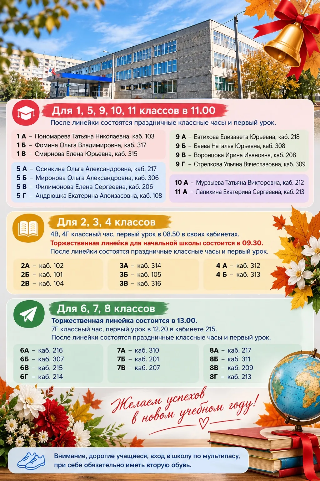 🍁Дорогие ребята, уважаемые родители и учителя!🍁