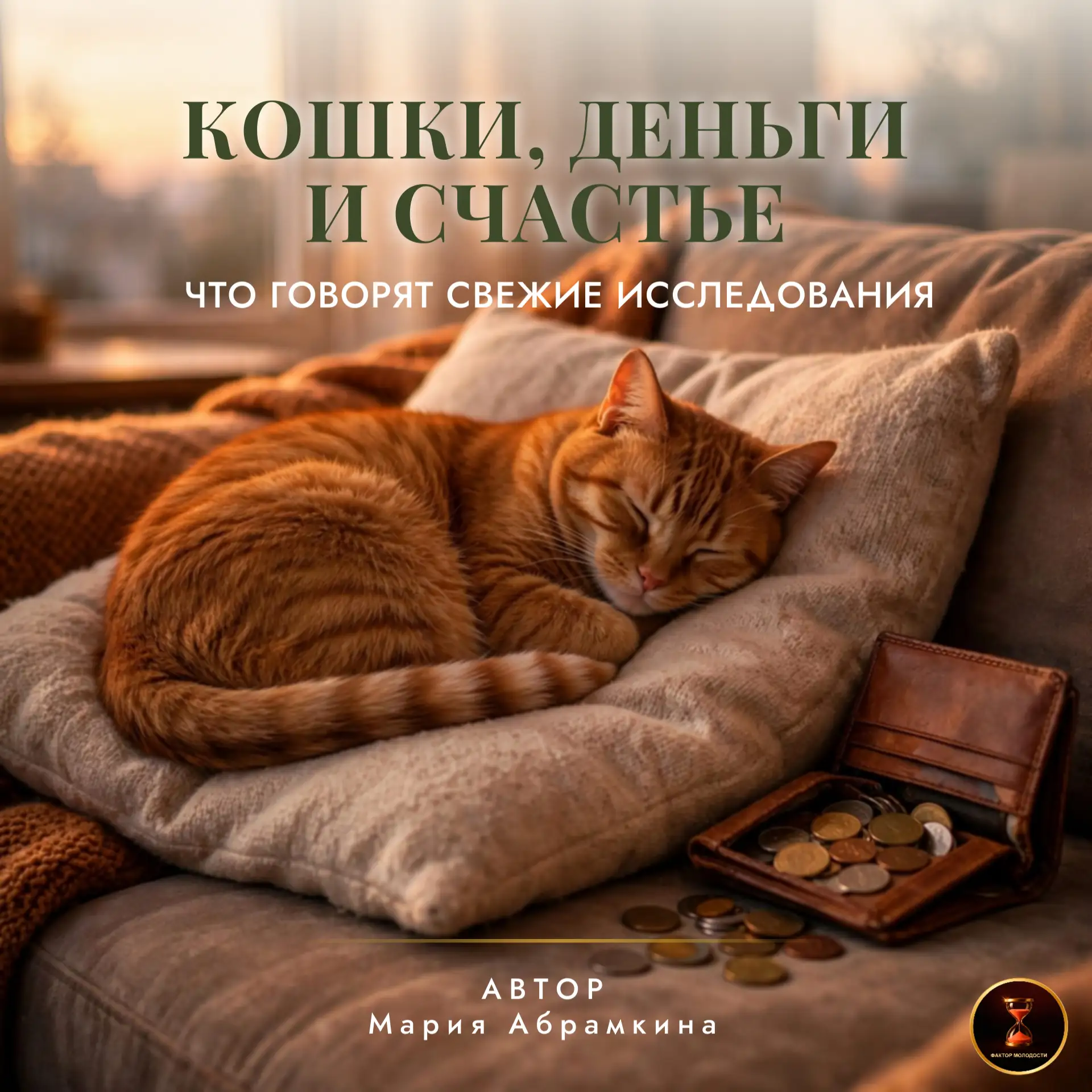 🐱 Кошки, деньги и счастье: что говорят свежие исследования