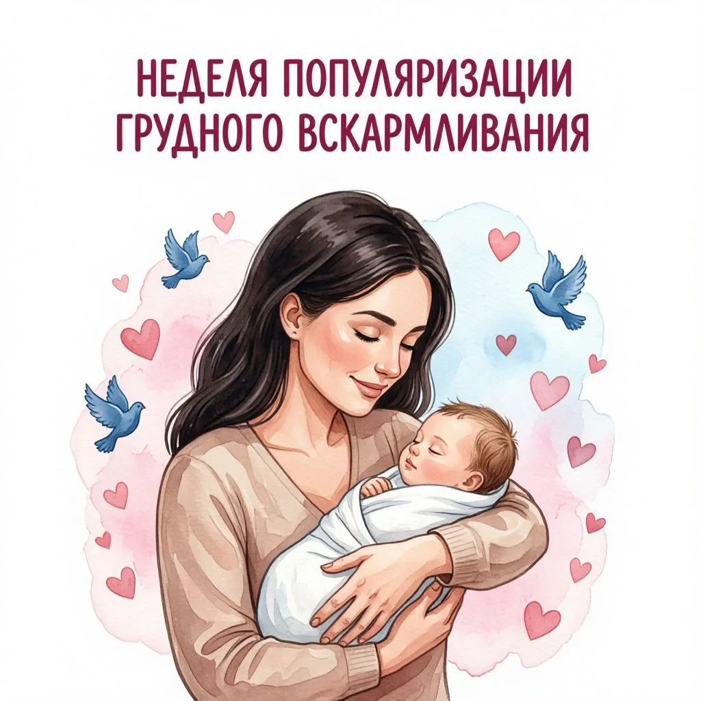 🤱 Неделя популяризации грудного вскармливания: почему это важно? 🍼

С 3 по 9 августа в России прох