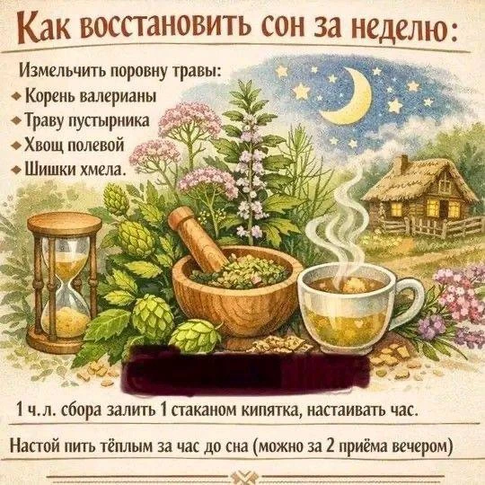 🌿Как восстановить сон за неделю?

Читай выше!

🌿Травник