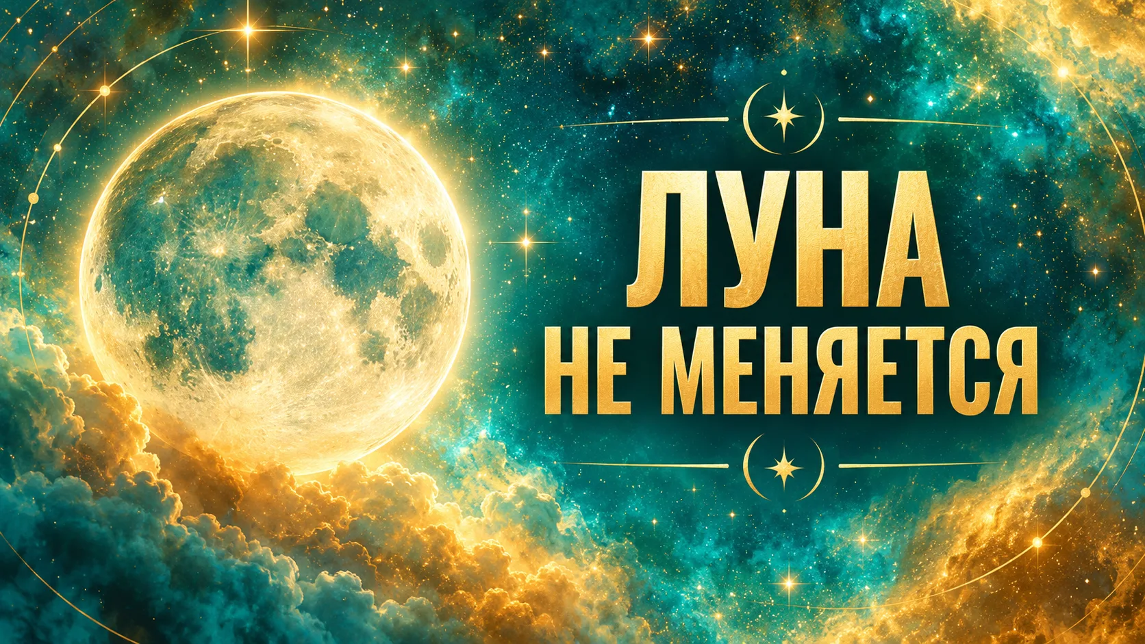 Луна не меняется