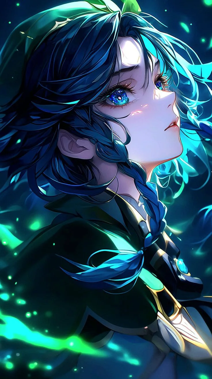 Синие обои