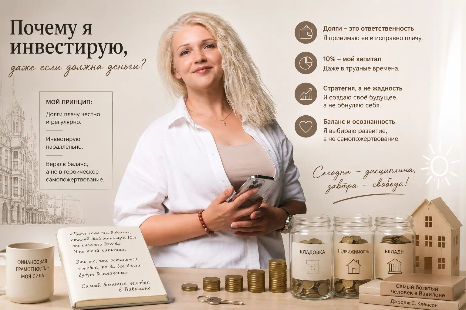 Почему я инвестирую, даже если должна деньги?