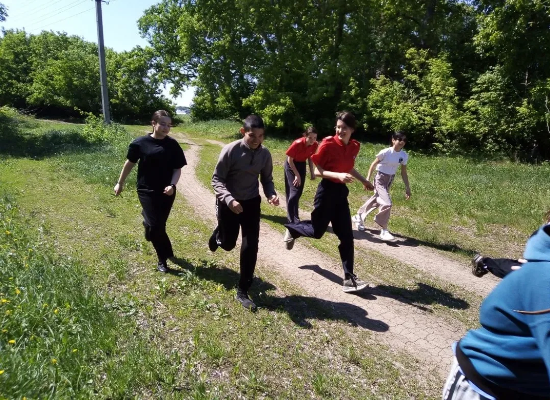 Сдача норм ГТО.