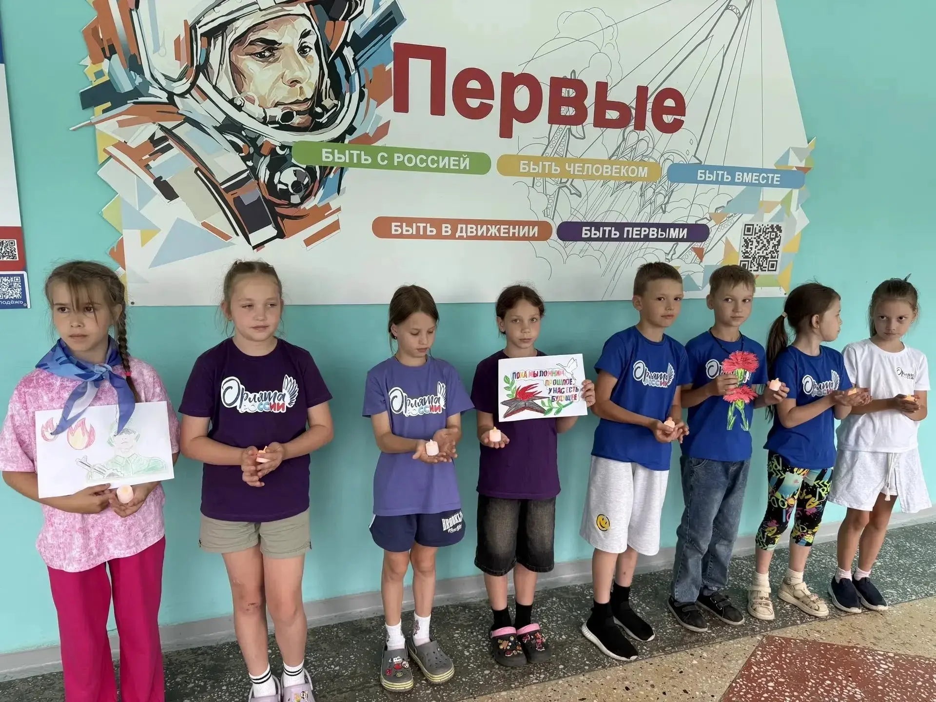 Школа с. Засечное: Память поколений. «Орлята» и лагерь «Сурское созвездие» почтили подвиг героев

  