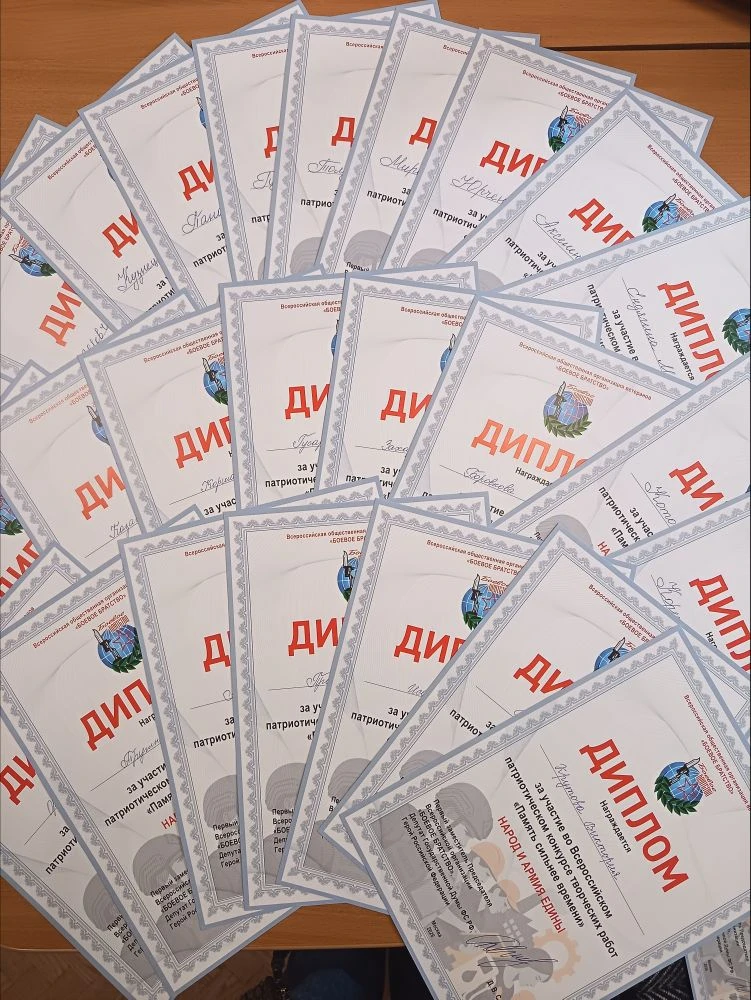 ✨   Подведены итоги  муниципального этапа Всероссийского патриотического конкурса  «Пам...