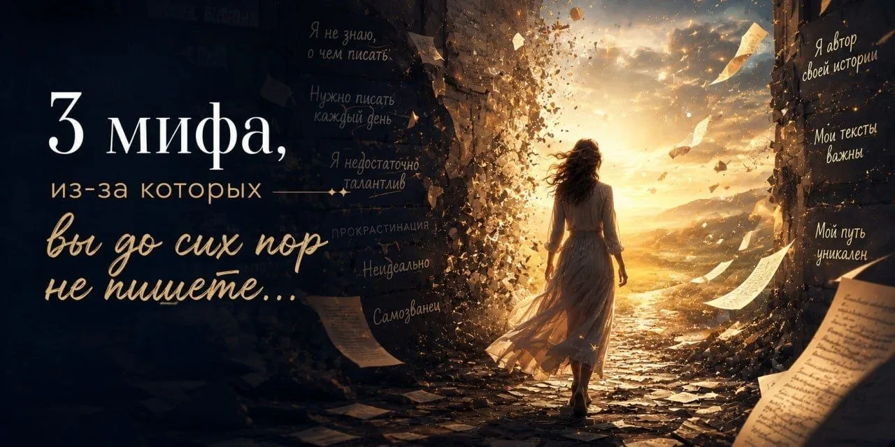 3 мифа, из-за которых вы до сих пор не пишете...

Вчера мы с вами разобрали ключевые ошибки, которые