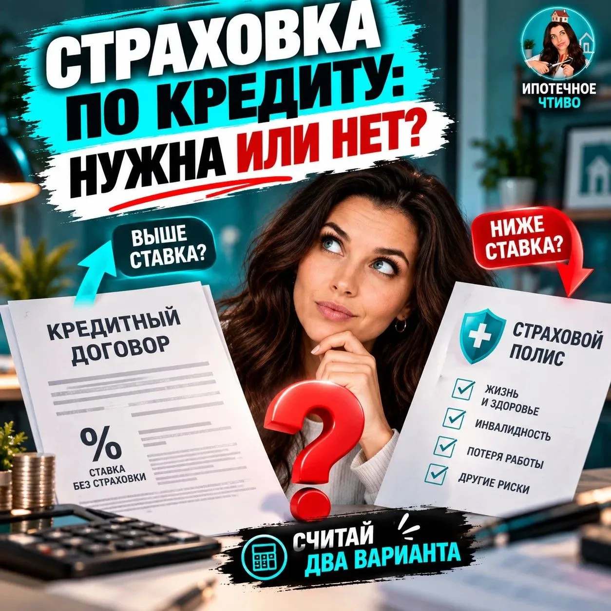 СТРАХОВКА ПО КРЕДИТУ: НУЖНА ИЛИ НЕТ?