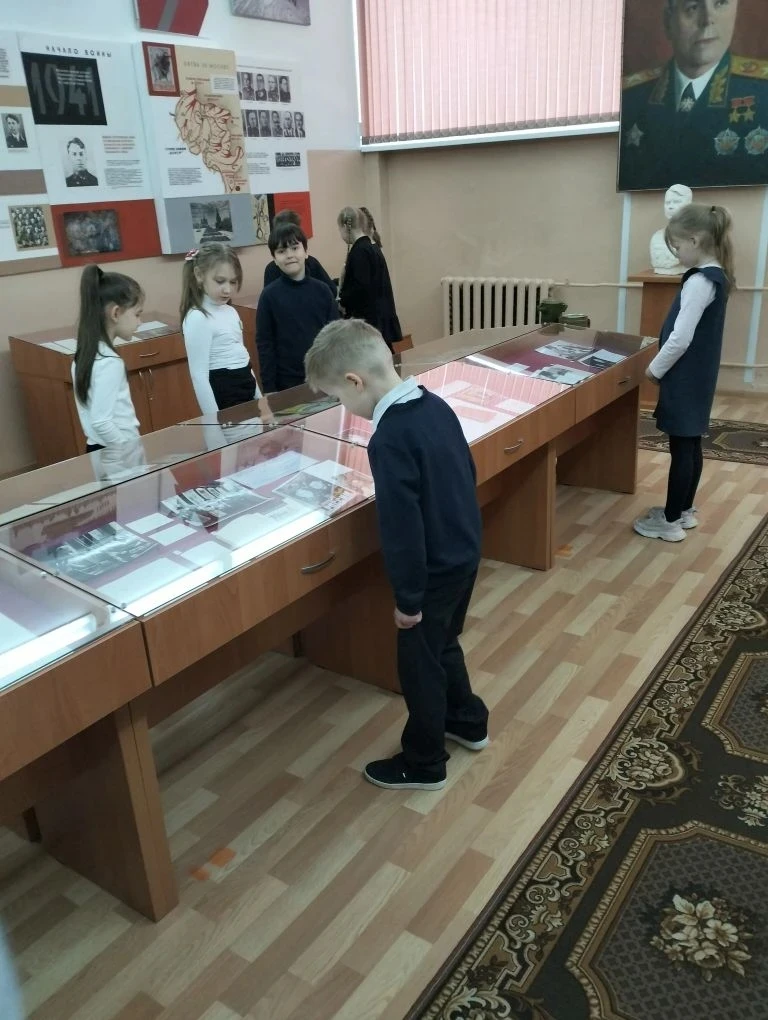 В рамках военно-патриотического месячника, на этой неделе Музей Маршала А.М. Василевского впервые по