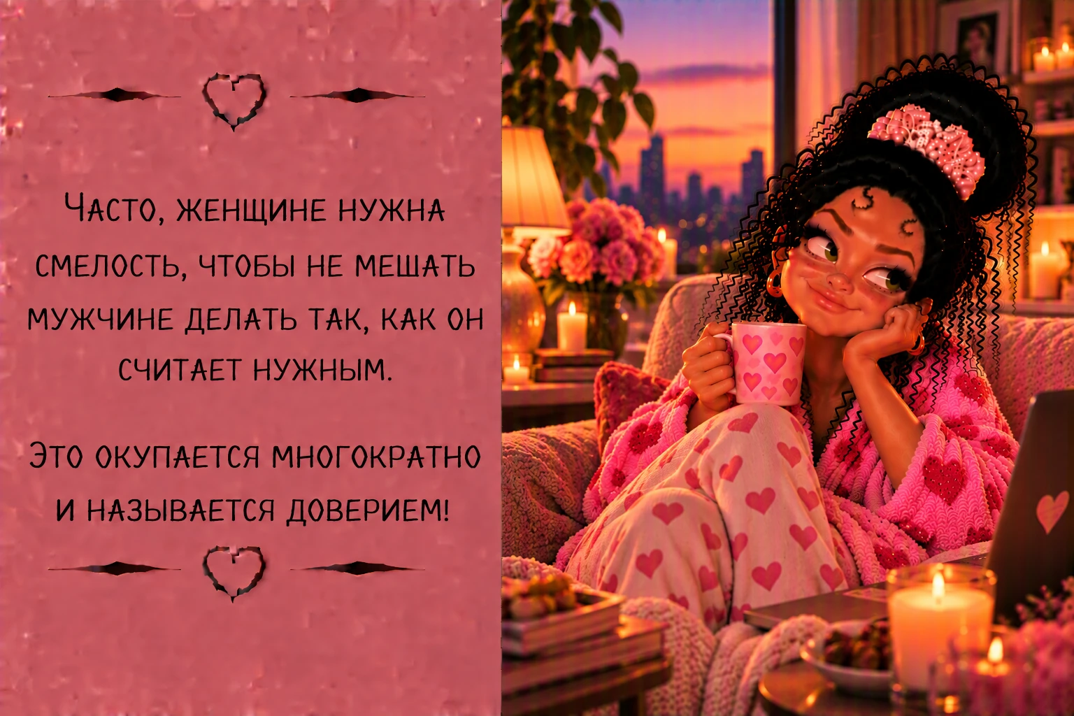 Барышня в халате | Психология с юмором