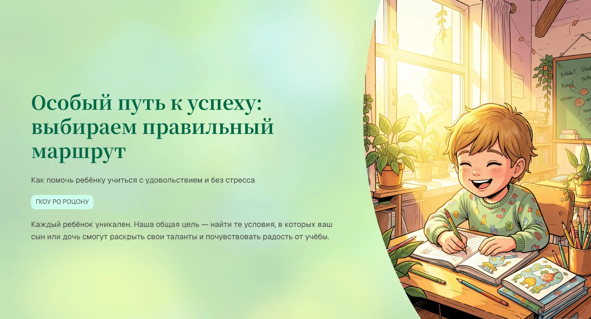Дорогие родители, давайте представим, что образование — это увлекательное путешествие. Чтобы добрать