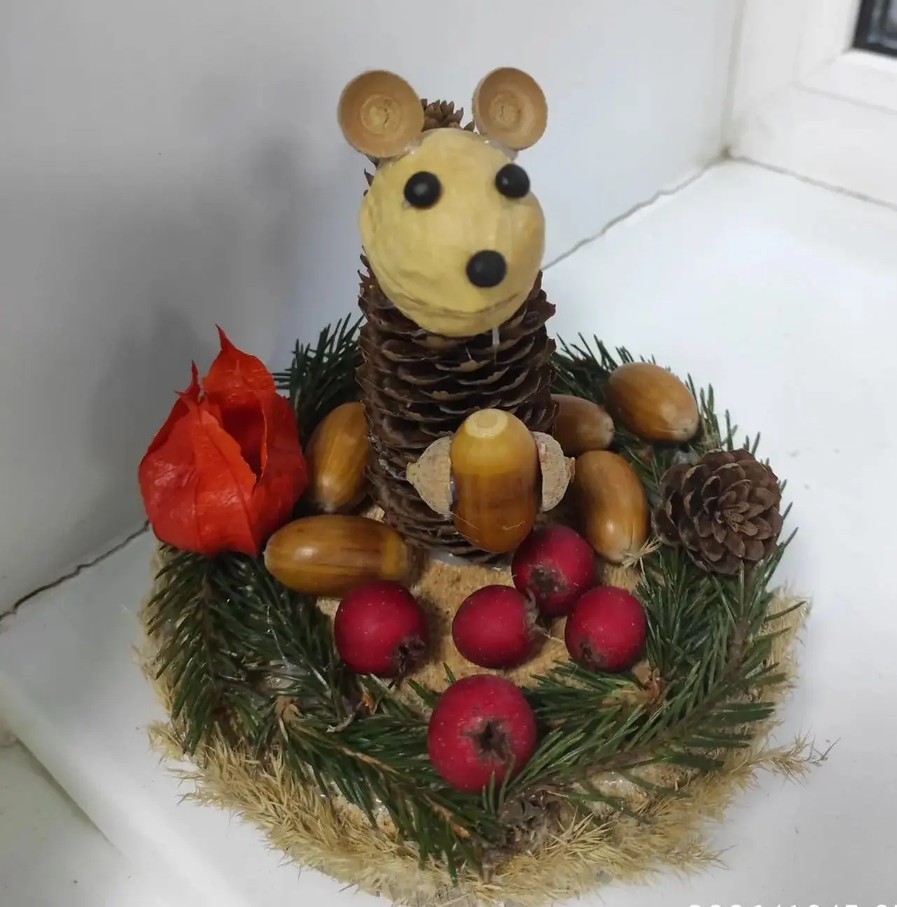 🍂 «Осенние переливы»: встречайте поделку Миши Л.! 💛