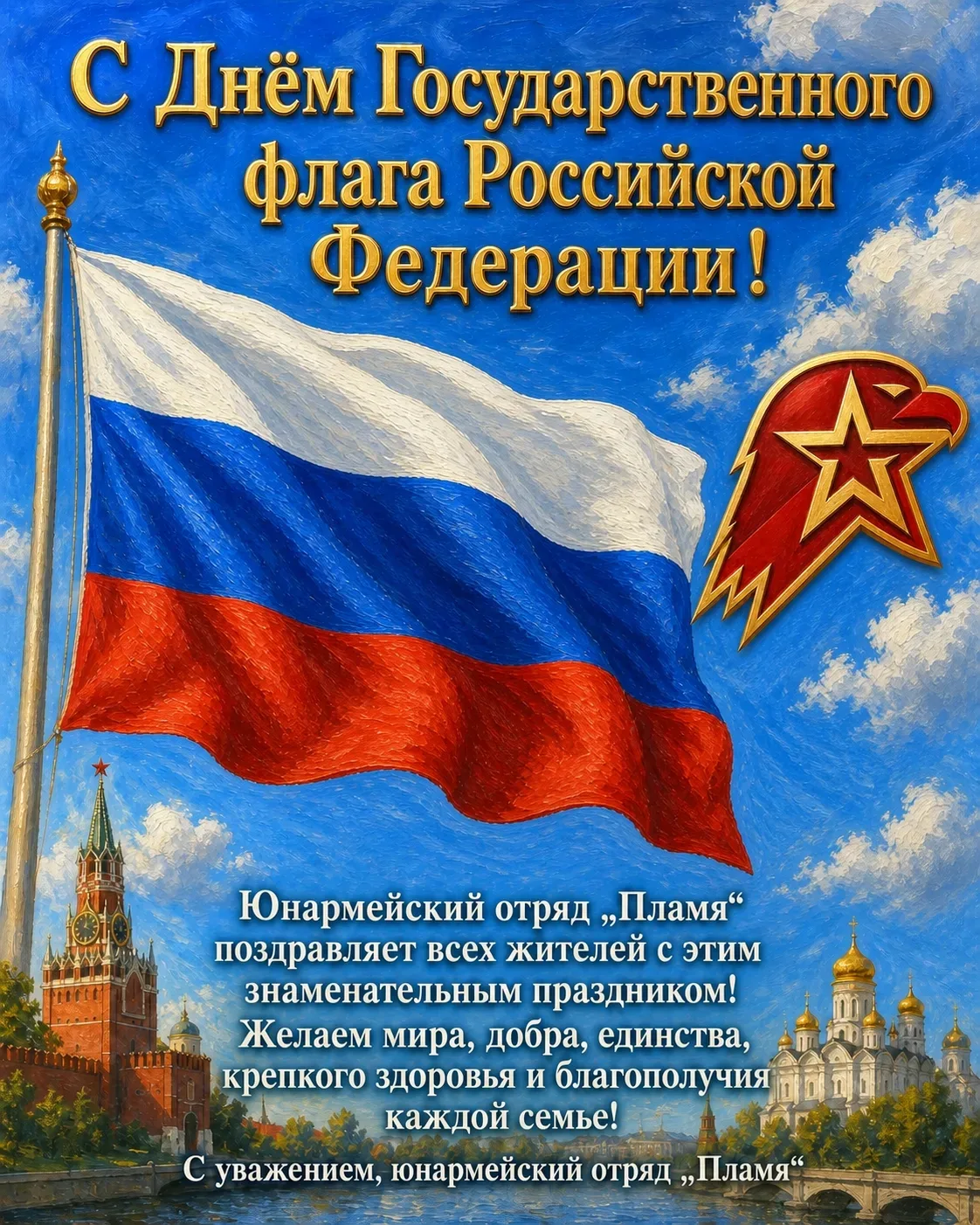 🇷🇺 С Днём Государственного флага Российской Федерации! 🇷🇺