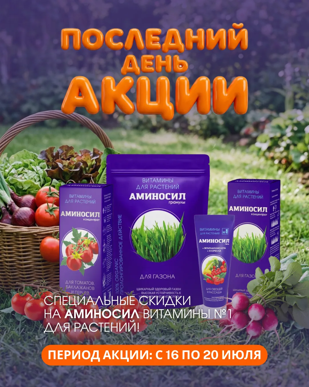 ⏳ ПОСЛЕДНИЙ ДЕНЬ АКЦИИ!