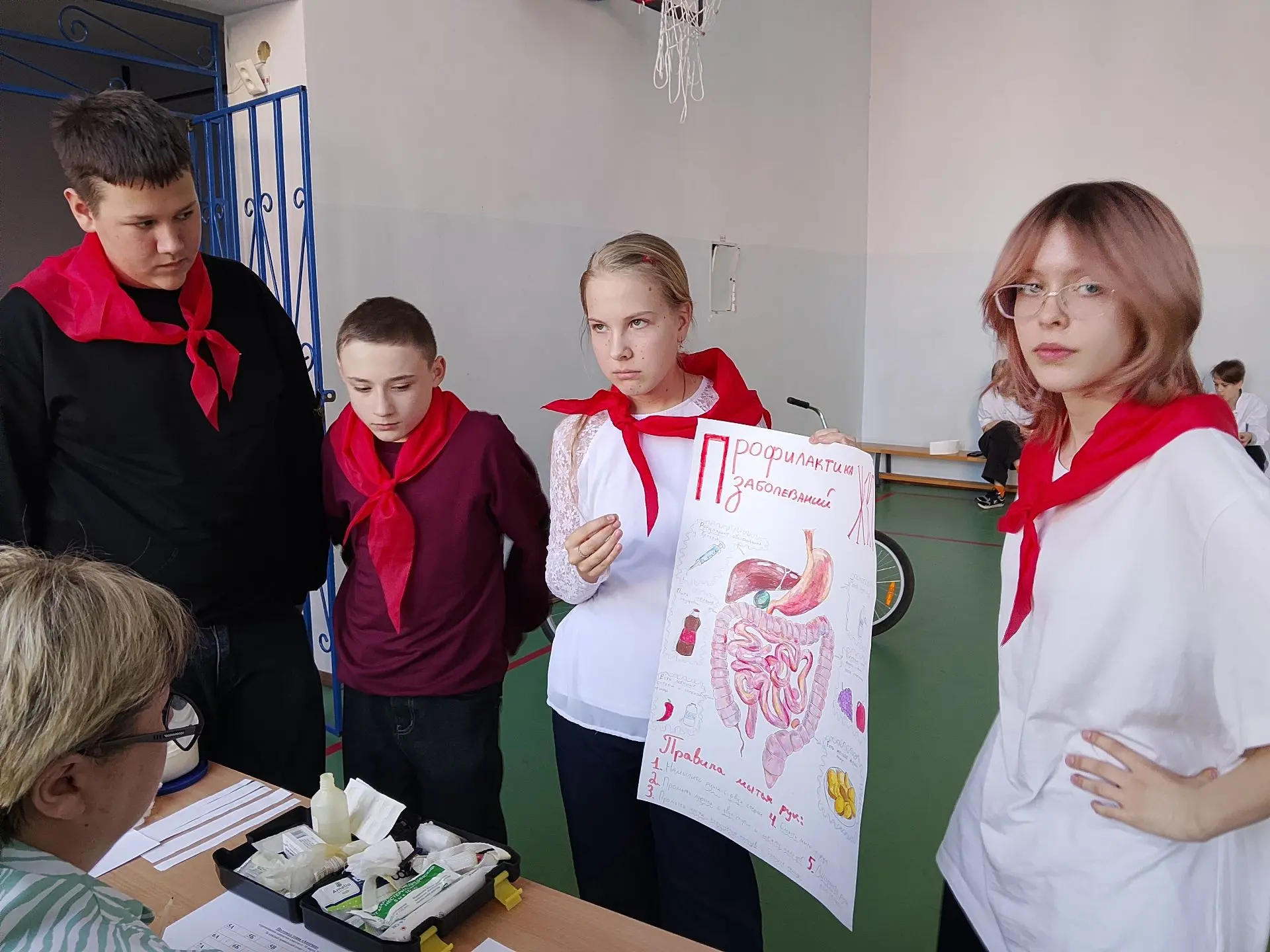 Подводим итоги участия в соревнованиях санпостов среди команд 7 классов. 7-классники удивили в этот 