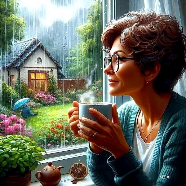 ☔ Послушать шум дождя..