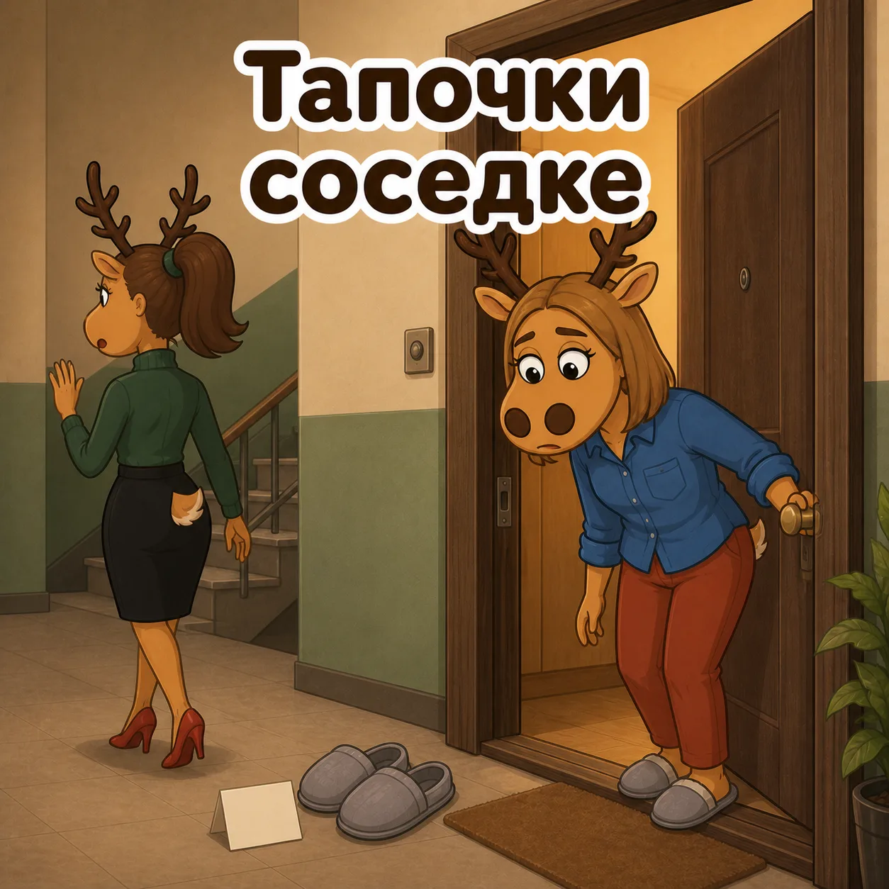Можно ли закончить соседскую войну одной парой тапочек? 👠