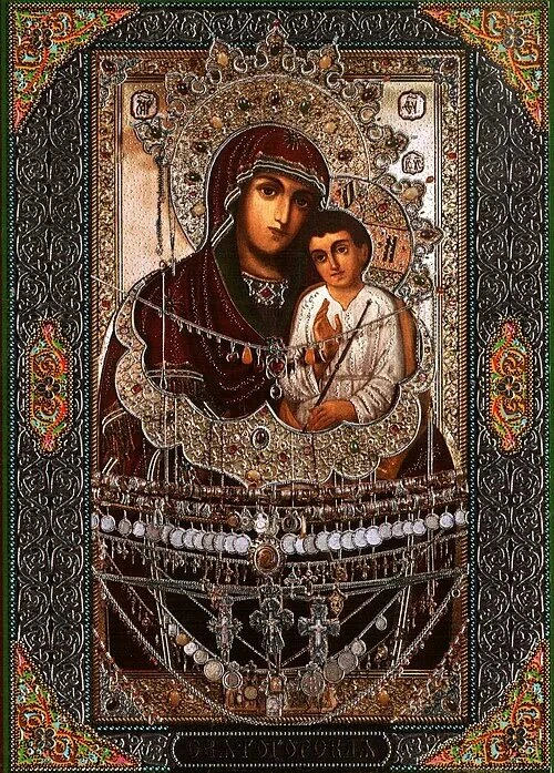 Икона Божией Матери Одигитрия Святогорская

В 1563 году, в царствование Ивана Васильевича Грозного, 
