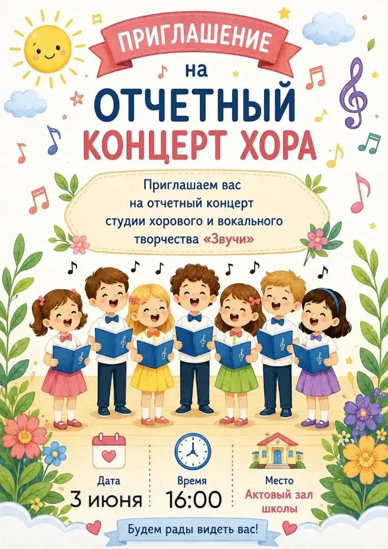Отчётный концерт хоровой студии «Звучи»🪄