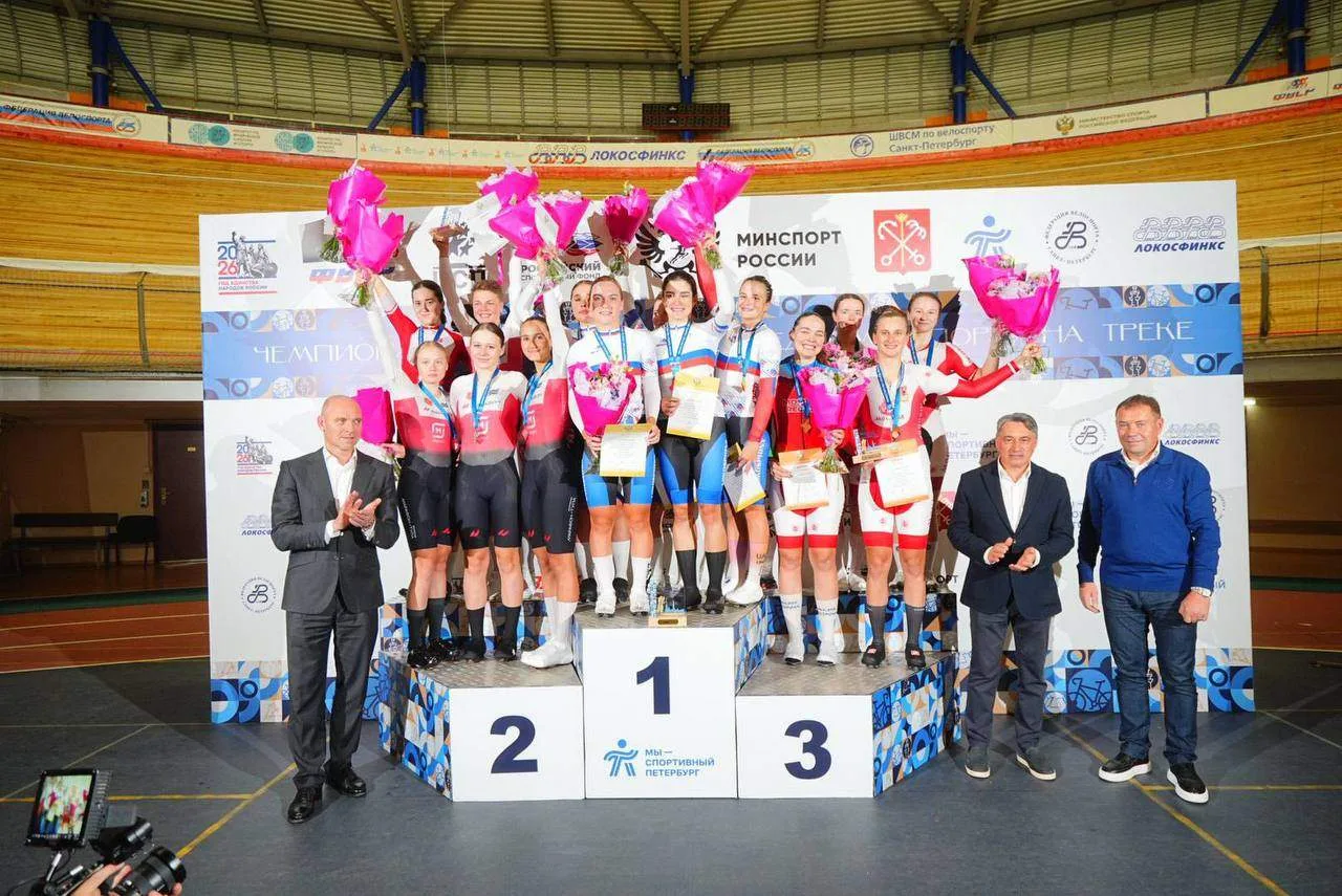 На велотреке «Локосфинкс» разыграны медали чемпионата в командной гонке преследования! ...