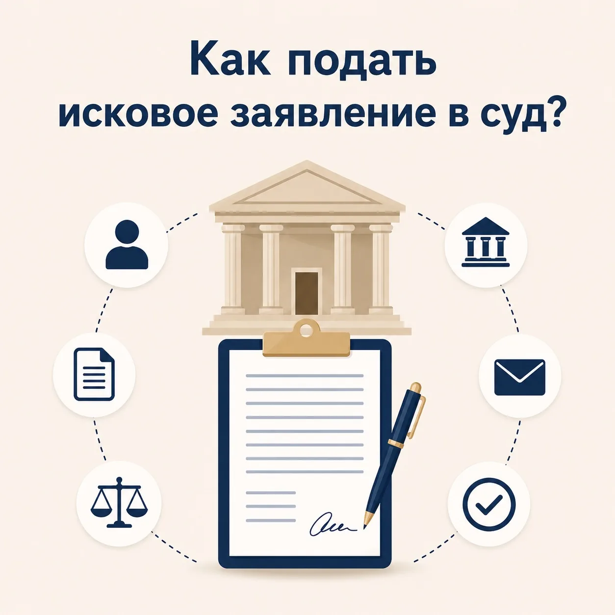 ⚖️Как подать исковое заявление в суд?
