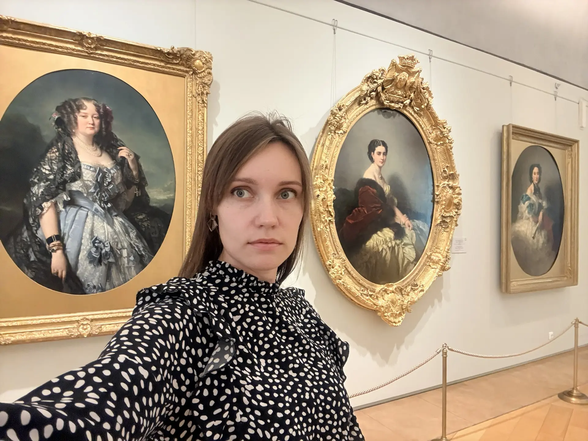 Масштаб портретов Франца Ксавьера Винтерхальтера, что написал портреты Варвары Мусиной-...