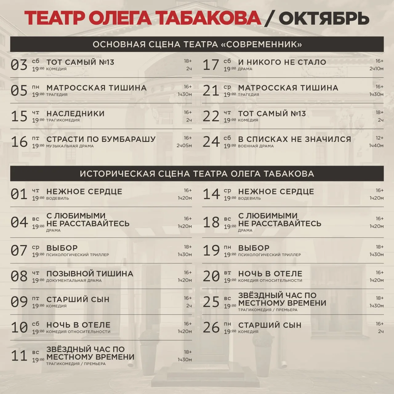Дорогие зрители!