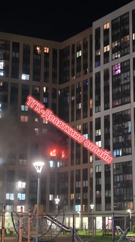 🔥 В Буграх произошёл пожар в квартире на Тихой улице