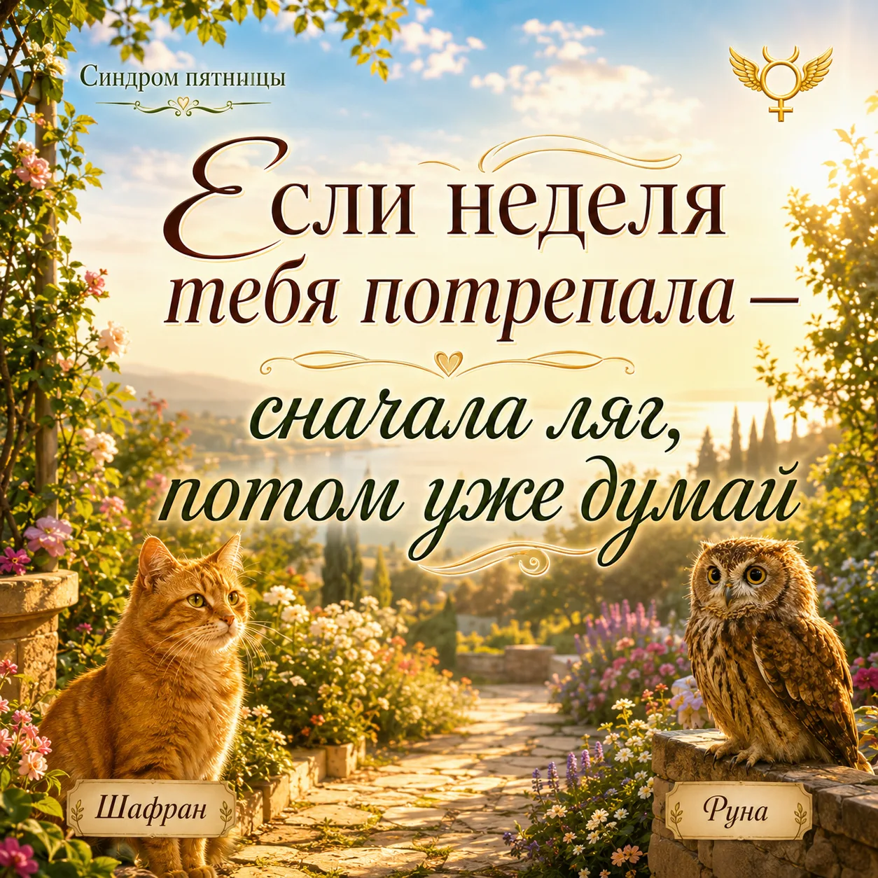 🔆 Совет от Руны и Шафрана на пятницу 🔆