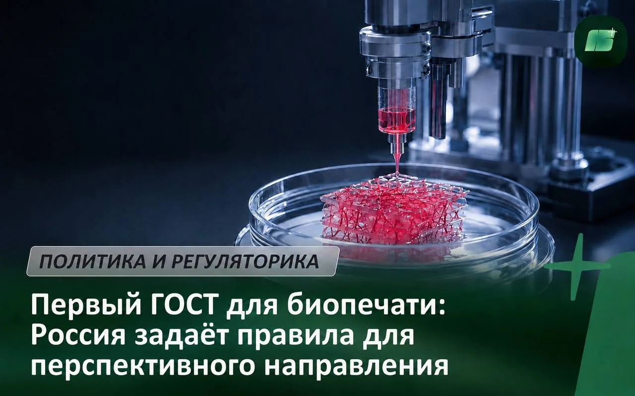 Первый ГОСТ для биопечати: Россия задаёт правила для перспективного направления
