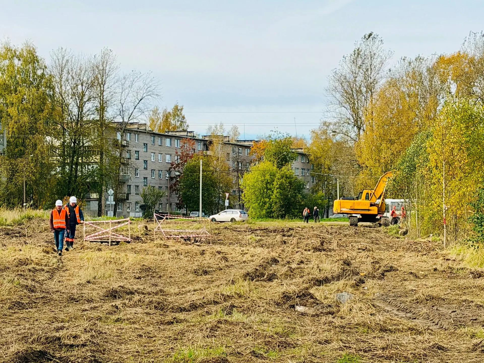 Вокруг 1А микрорайона строится новая транспортная инфраструктура.