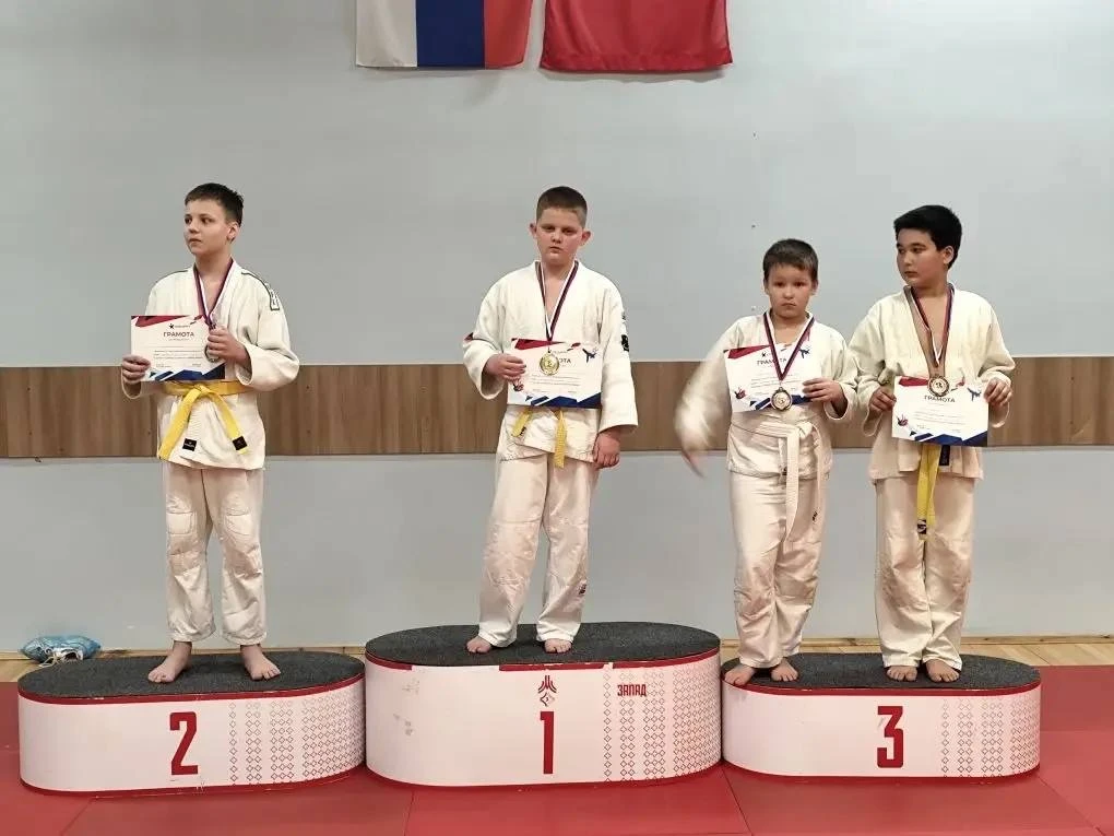 Наши дзюдоисты на пьедестале  🥋 Турнир по дзюдо среди мальчиков и девочек до 11 лет и до 13 лет на п