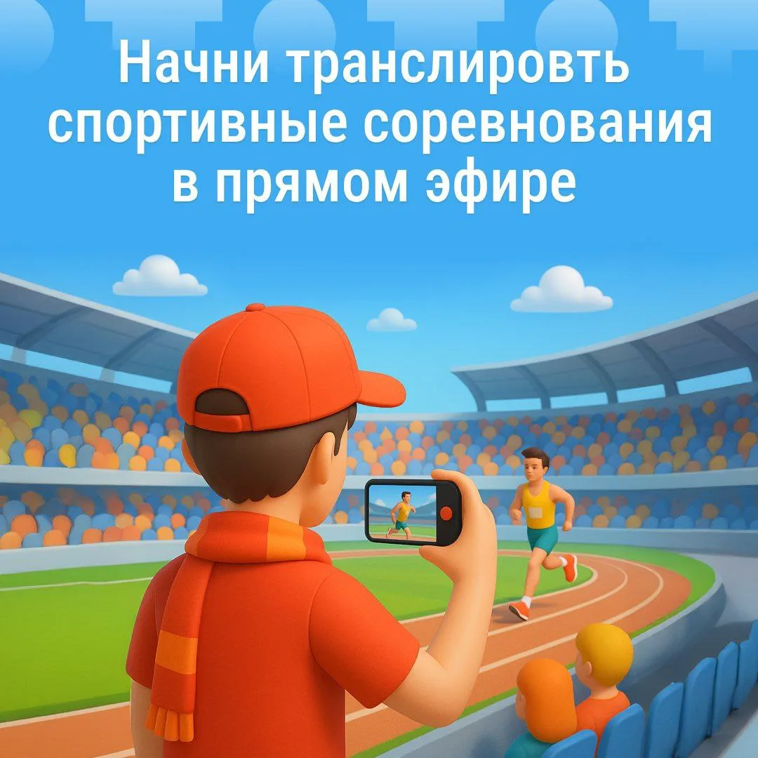 📹 Проводи свои спортивные трансляции московских соревнований