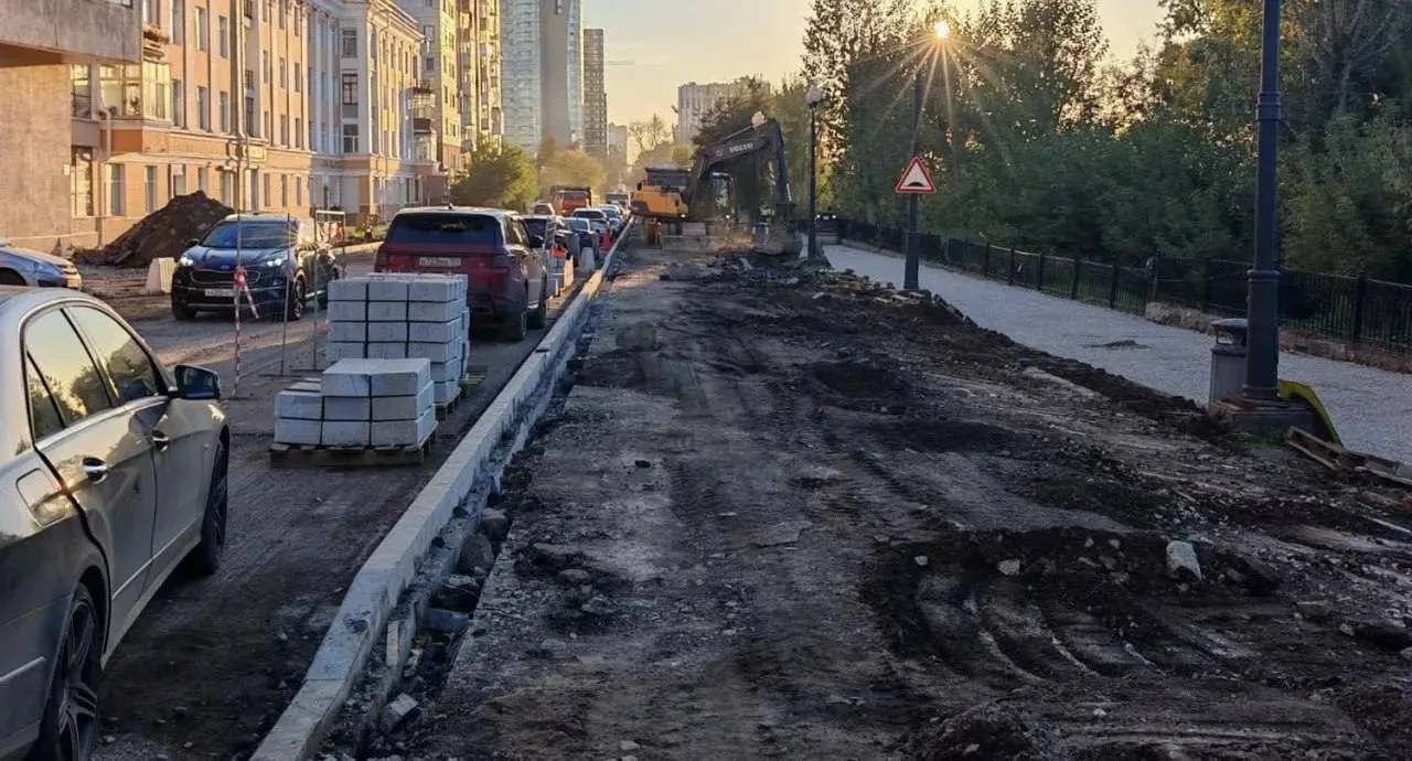Сверху набережной Перми тротуар вдоль Камы станет шире
