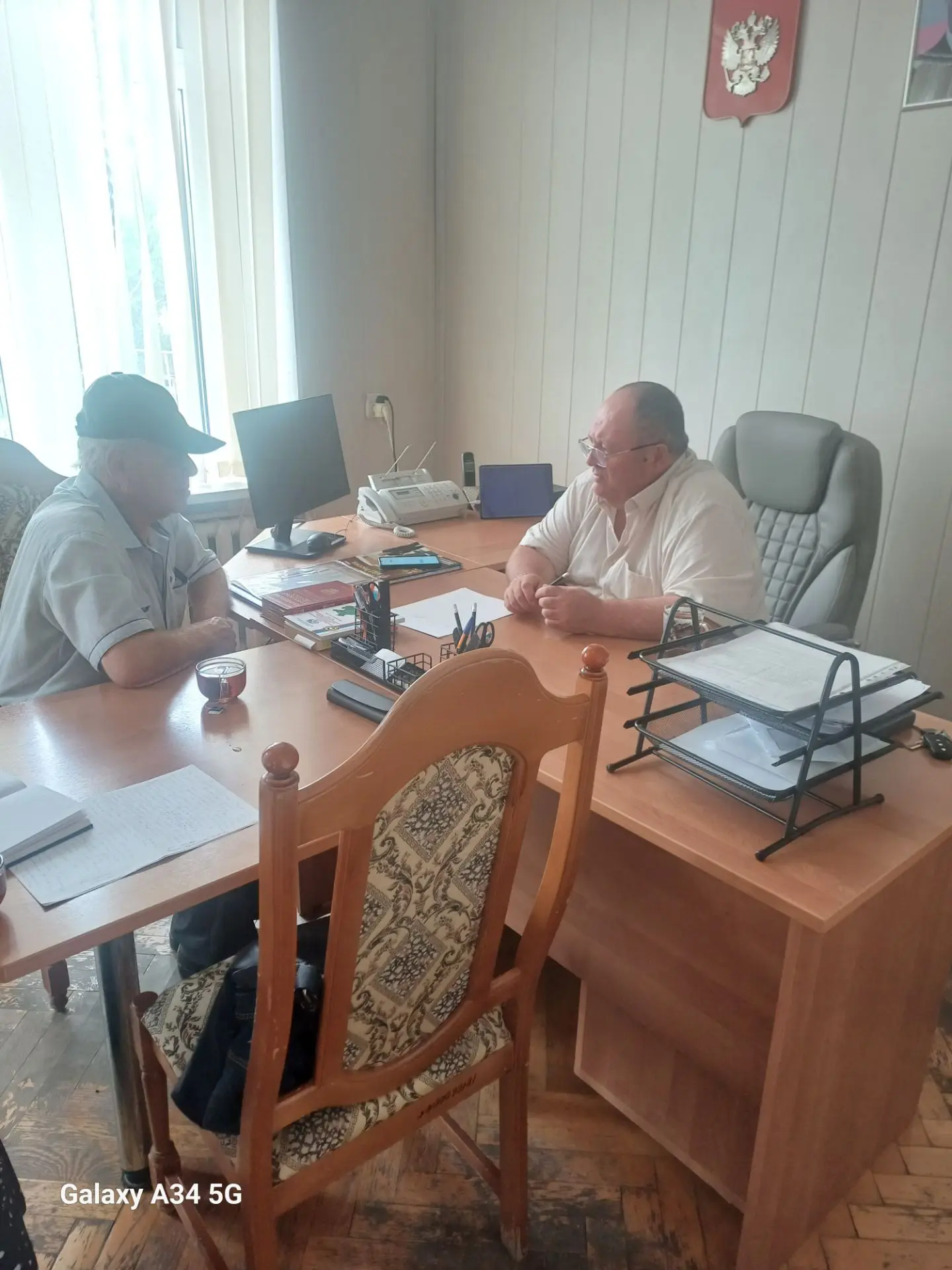 В поселке Орджоникидзевский состоялся очередной личный прием граждан.