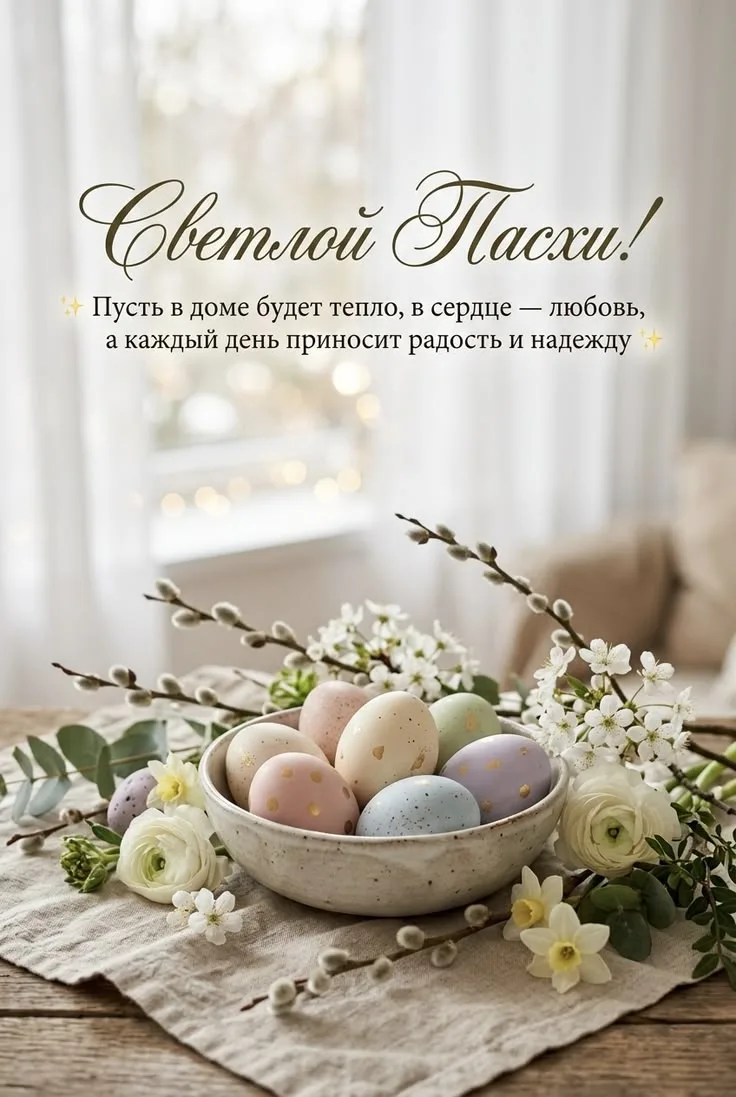 Светлой Пасхи, дорогие друзья!