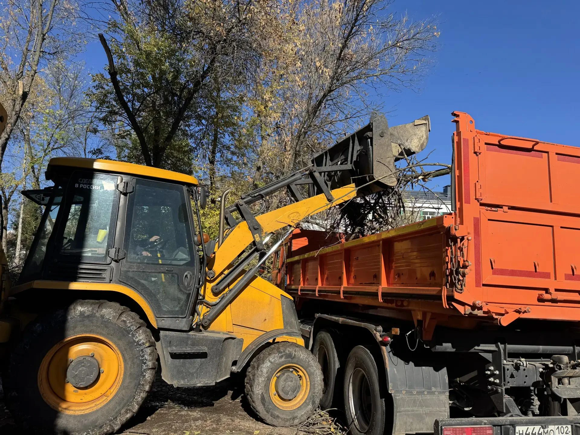 🍂🍁 Ежедневно сотрудники Службы по благоустройству собирают опавшую листву и мелкий ул...