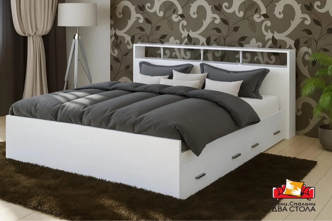 🛏 КРОВАТЬ «АРИНА» С ЯЩИКАМИ — В НАЛИЧИИ!
Создайте уютную и функциональную спальню с кроватью «Арина