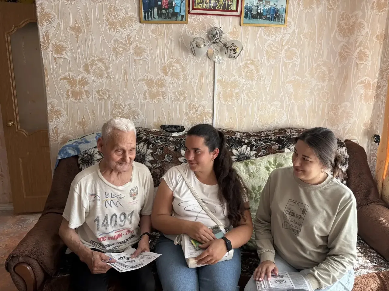 Подомовой обход пожилых граждан 👵👴