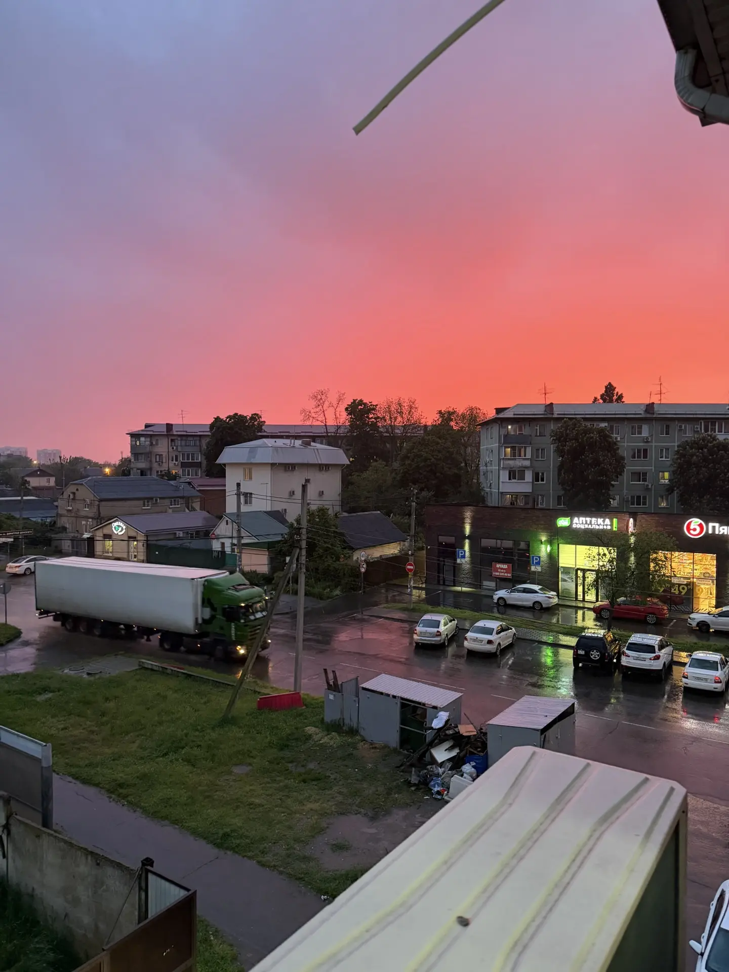 Какой красивый закат мы застали во время тренировки🥹