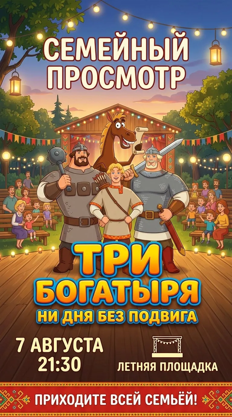 🎉 Семейный просмотр — не пропусти! 🎉