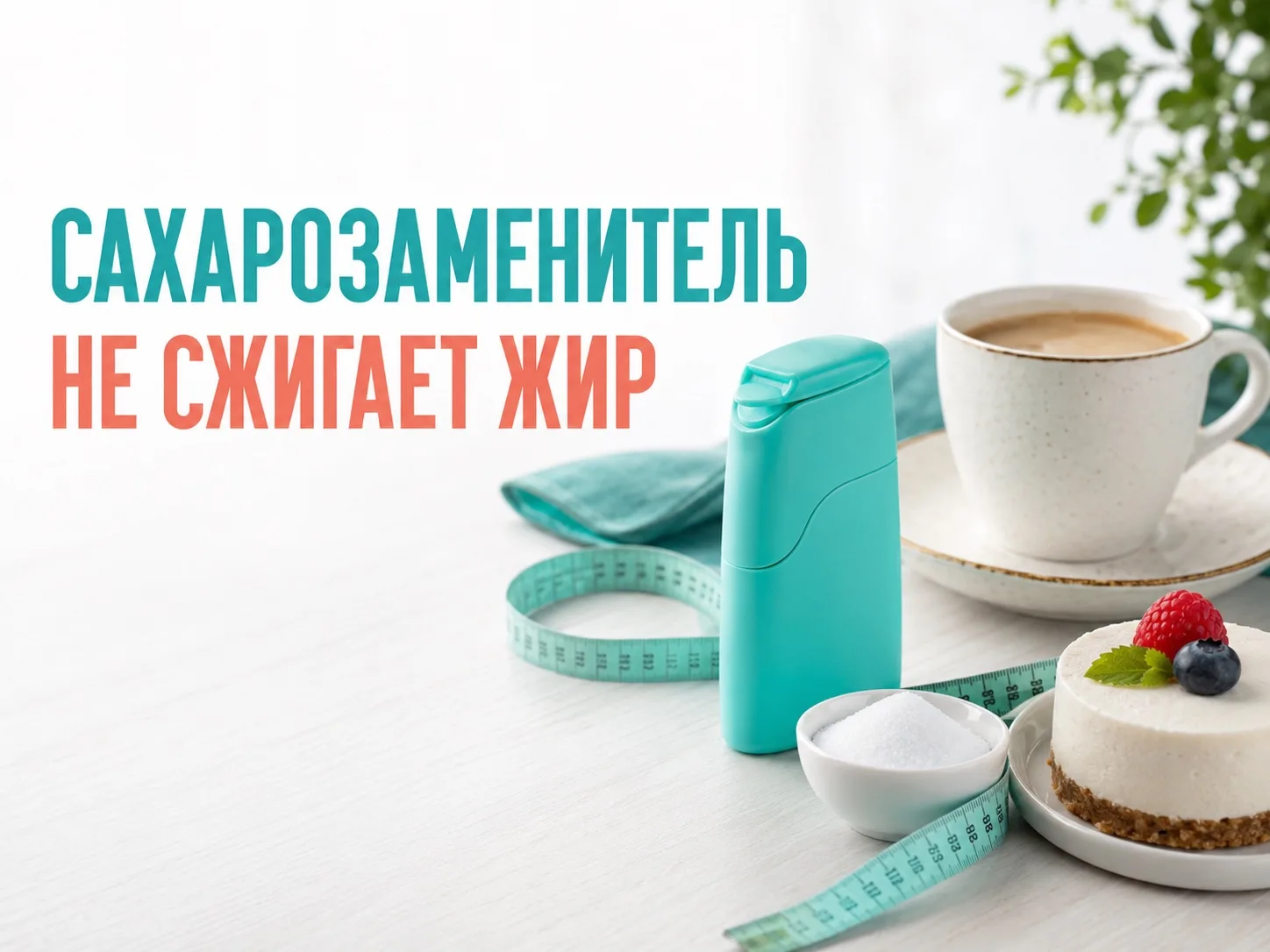 САХАРОЗАМЕНИТЕЛЬ НЕ СЖИГАЕТ ЖИР