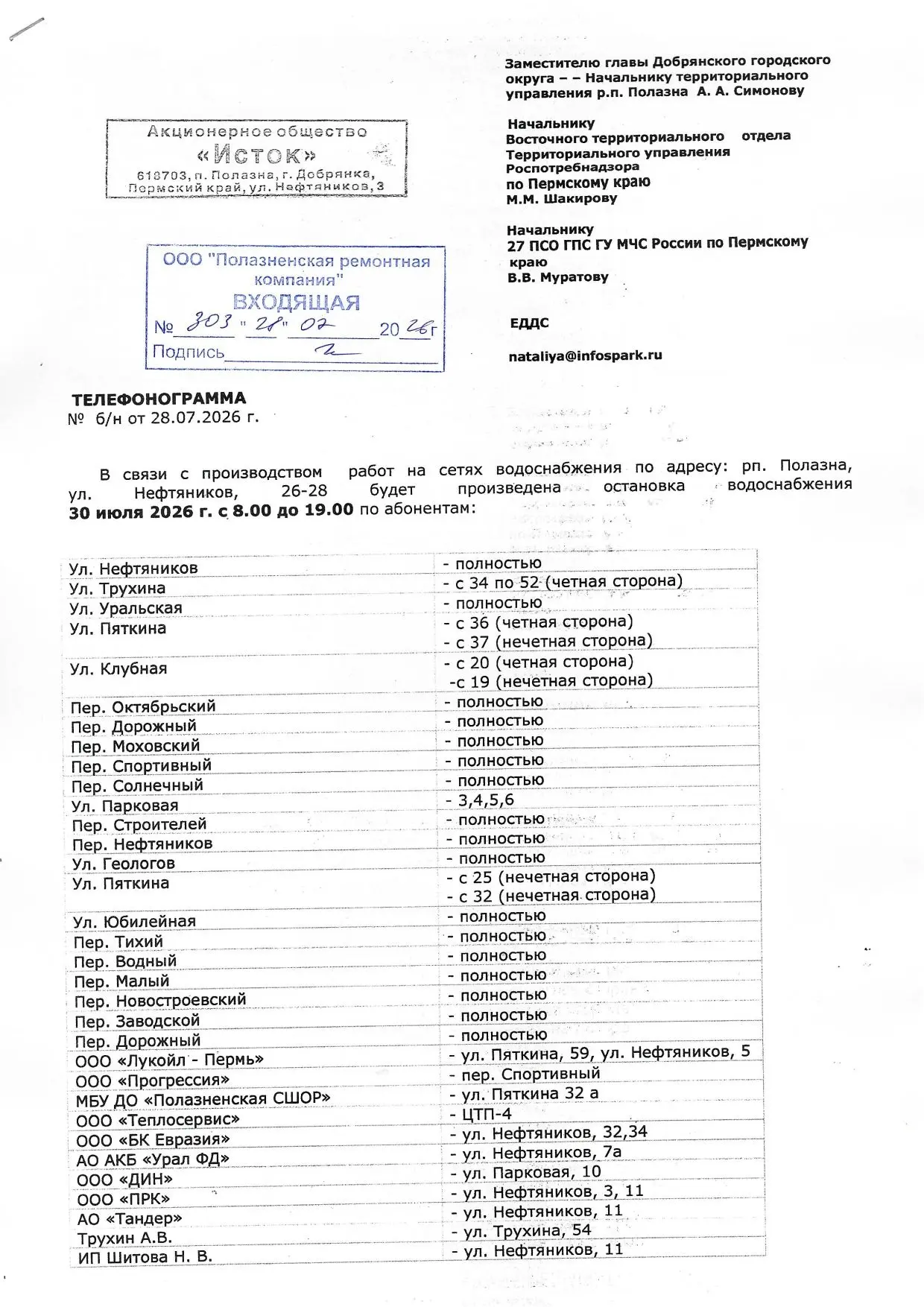Медиа публикации