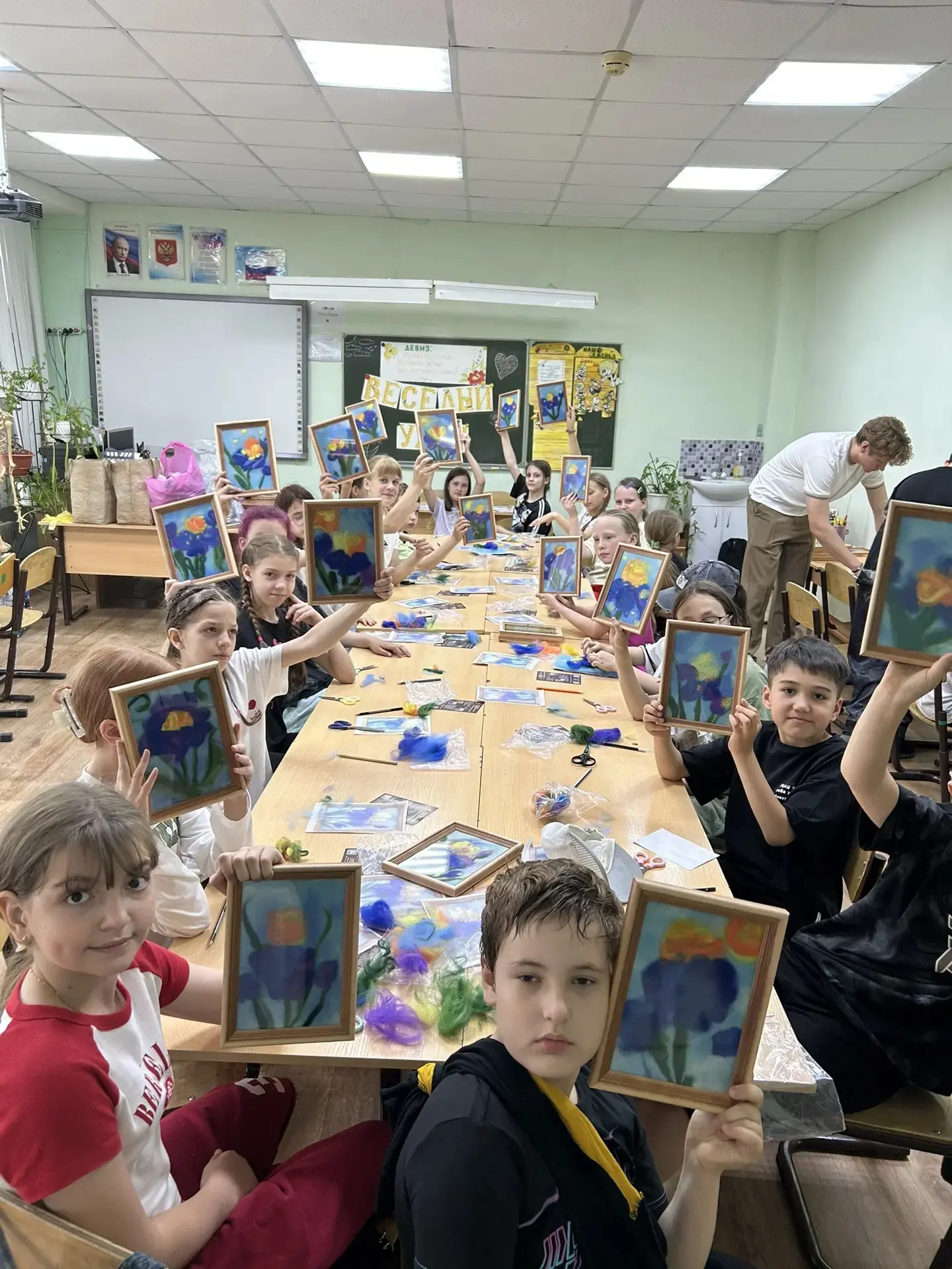 В нашем лагере продолжается поток творчества🎨🖌️
Сегодня у нас прошел замечательный и уютный мастер