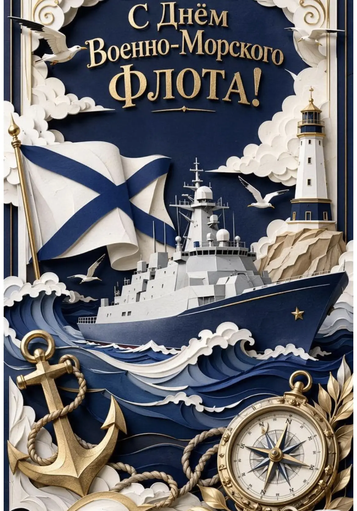 С Днём Военно-Морского Флота России! ⚓️🇷🇺

Поздравляем всех моряков — действующих и ветеранов — с 